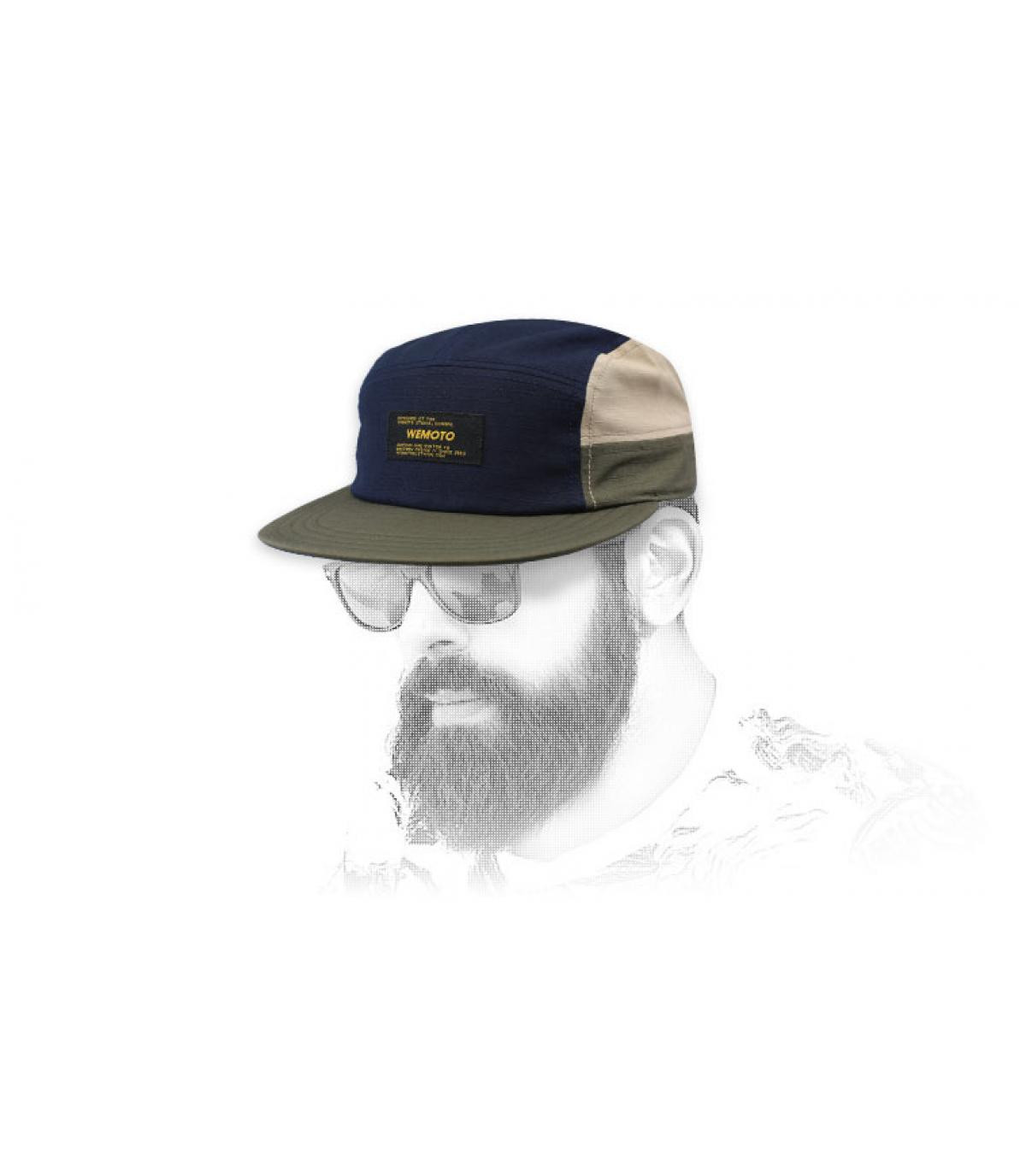 5 panel blau grün Wemoto L 80 navy blue